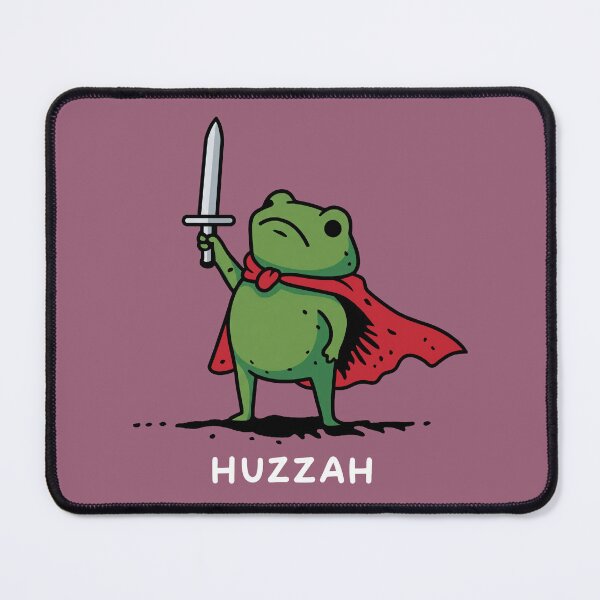 Item preview, Huzzah Frog with Sword ,  Medieval Frog , 1717, Funny DnD designed and sold by MauriLifton.