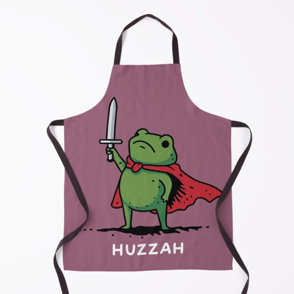 Item preview, Huzzah Frog with Sword , Medieval Frog , 1717, Funny DnD designed and sold by MauriLifton.