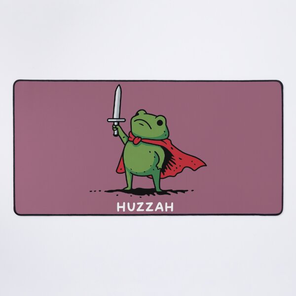 Item preview, Huzzah Frog with Sword ,  Medieval Frog , 1717, Funny DnD designed and sold by MauriLifton.