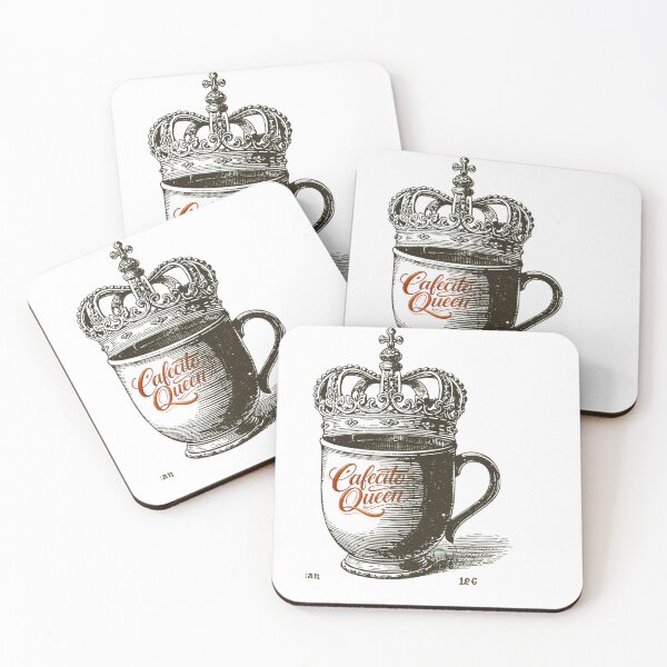 Item preview, : "Cafecito Queen Funny Latina Sticker Shirt Phone Case, Cuban Coffee Queen Gift, Hispanic Coffee Lover Florida Latina" designed and sold by De Aqui y de Alla Studio.