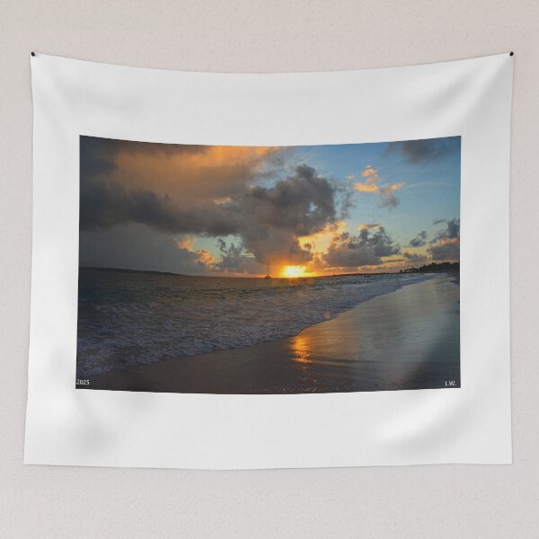 Item preview, Saint Martin Fireball On The Horizon designed and sold by LisaWootenPhoto.