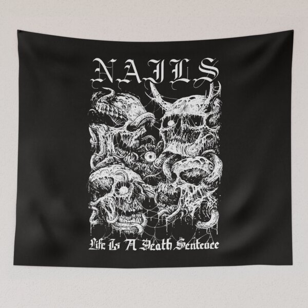 Item preview, NAILS Life is a Death Sentence  designed and sold by Kholia Arts.