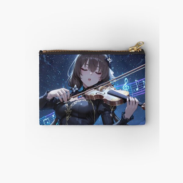 Item preview, MEI a sad violinist Silent Midnight Melody Poster designed and sold by BorgSpareParts.