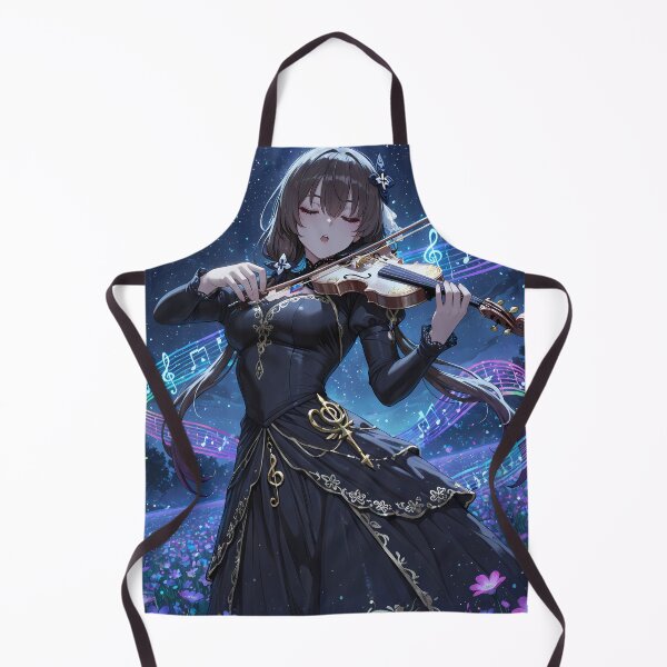 Item preview, MEI a sad violinist Silent Midnight Melody Poster designed and sold by BorgSpareParts.