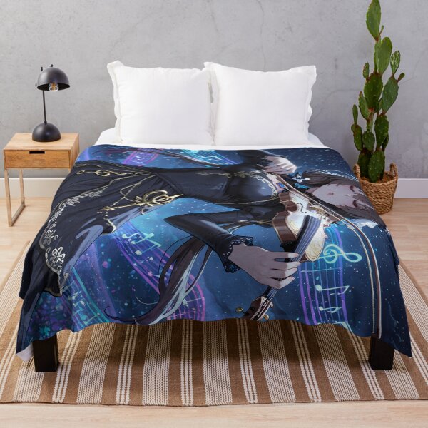 Item preview, MEI a sad violinist Silent Midnight Melody Poster designed and sold by BorgSpareParts.