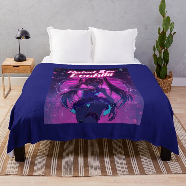 Item preview, Rated E For Ecchiiii Funny Anime Waifu Neon Vaporwave Aesthetic designed and sold by ConfuseLab Alt.