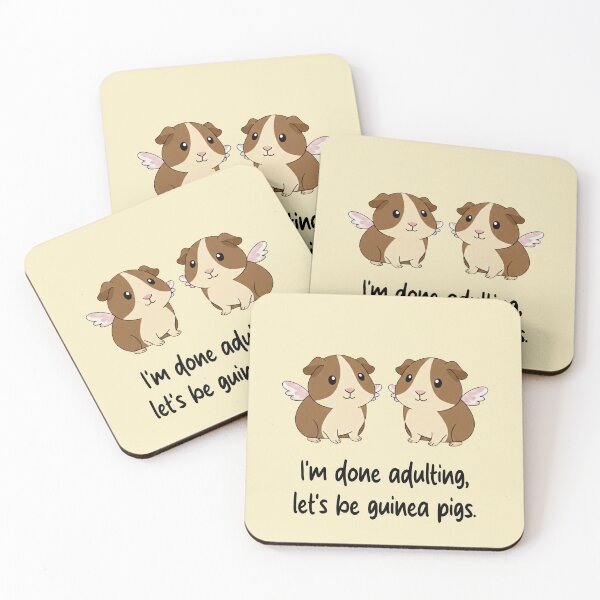 Item preview, Funny Guinea Pig I'm Done Adulting Lets Be Guinea Pigs Animal Boys Girls Kids designed and sold by FurryHavenPH.