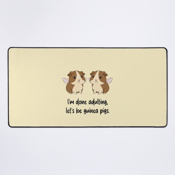 Item preview, Funny Guinea Pig I'm Done Adulting Lets Be Guinea Pigs Animal Boys Girls Kids designed and sold by FurryHavenPH.