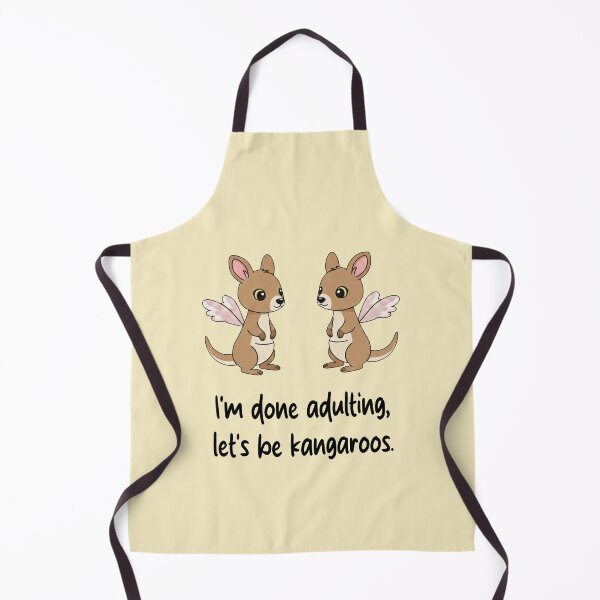 Item preview, Funny Kangaroo I'm Done Adulting Lets Be Kangaroos Animal Boys Girls Kids designed and sold by FurryHavenPH.