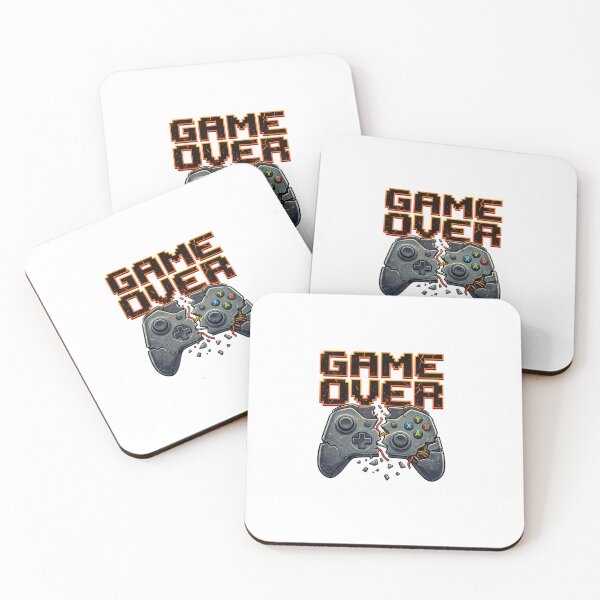 Item preview, Game Over Broken Controller Gaming Design designed and sold by StyliNaN.
