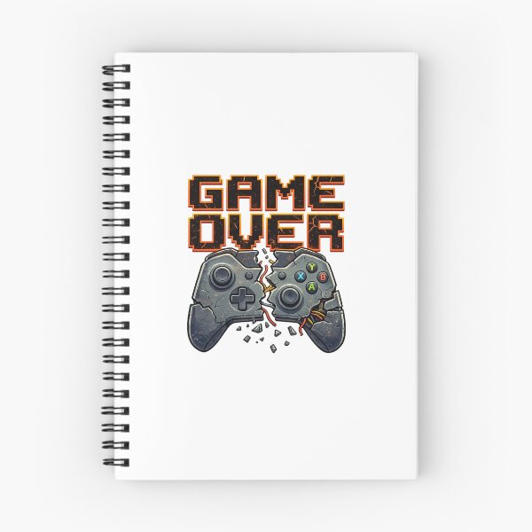 Item preview, Game Over Broken Controller Gaming Design designed and sold by StyliNaN.