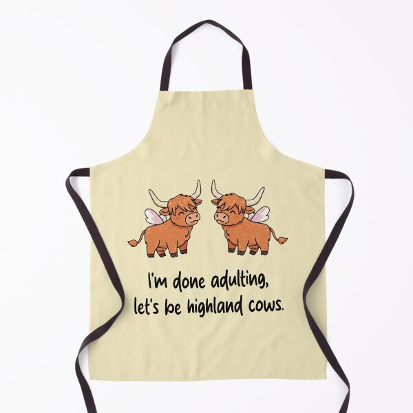 Item preview, Funny Highland Cow I'm Done Adulting Lets Be Highland Cows Animal Boys Girls Kids designed and sold by FurryHavenPH.