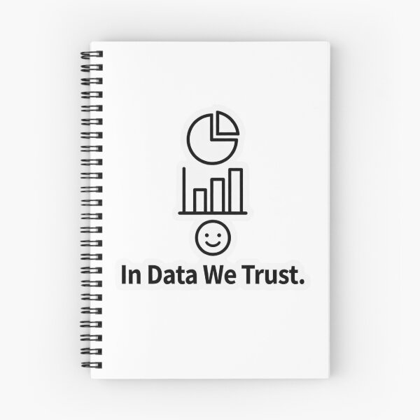 Item preview, In Data We Trust – Data Analyst Minimalist Sticker designed and sold by ZYNORAworld.
