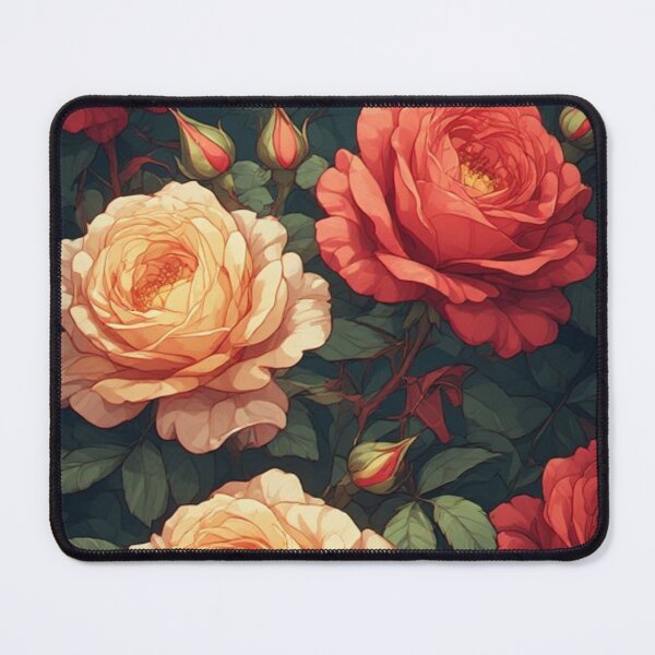 Item preview, Amber & Crimson: Vintage Rose Thicket designed and sold by Jimakmo.