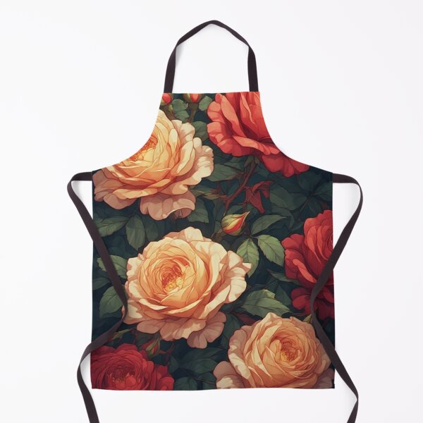 Item preview, Amber & Crimson: Vintage Rose Thicket designed and sold by Jimakmo.