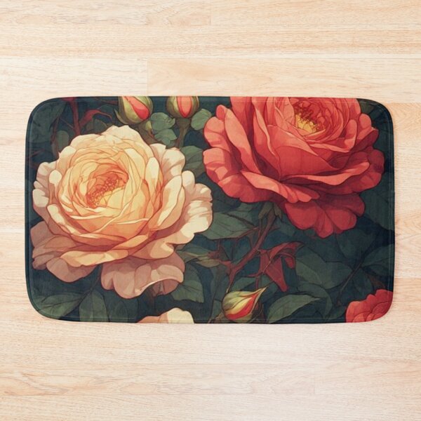 Item preview, Amber & Crimson: Vintage Rose Thicket designed and sold by Jimakmo.