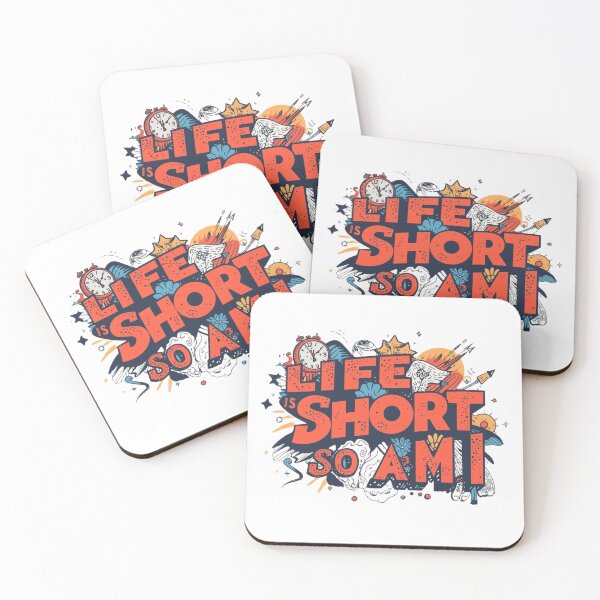 Item preview, Life Is Short So Am I – Funny Short Person Quote Design designed and sold by Artsy Corner.
