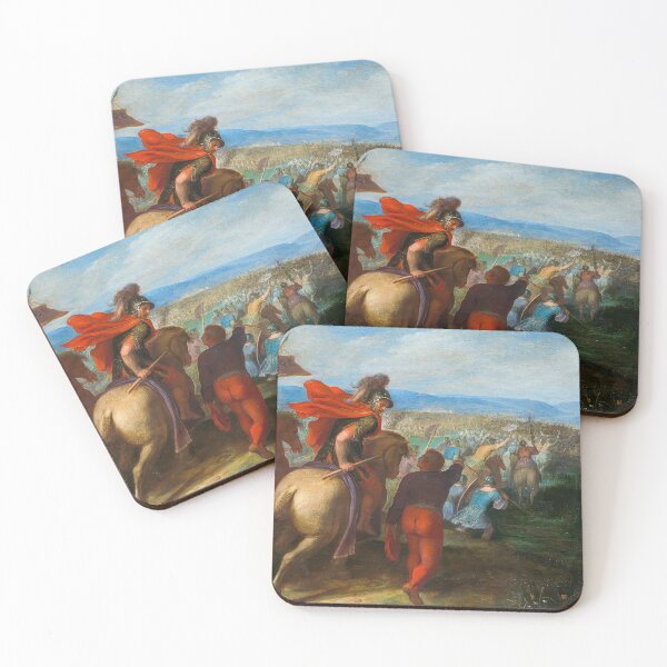 Item preview, Roman Army Defeat by Batavian Treachery Classical Battle Painting designed and sold by TheSoulOfArt.