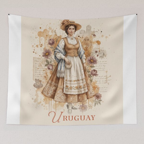 Item preview, Uruguay Heritage – Traditional Attire & Culture designed and sold by ForeverPrintsOK.