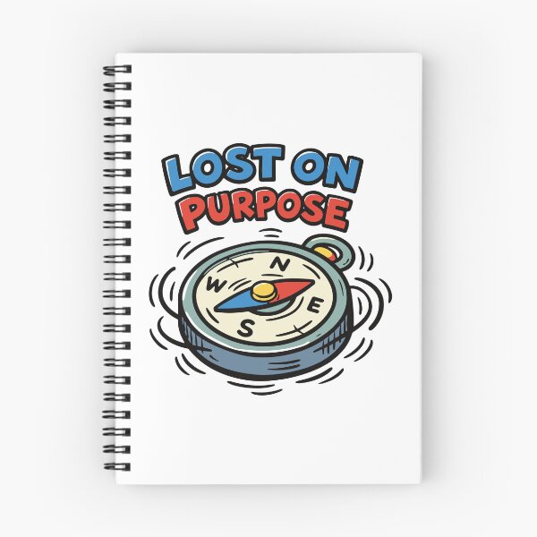 Item preview, Lost on Purpose Compass designed and sold by SnappyPNG.
