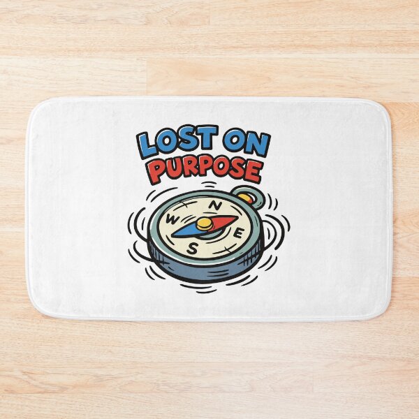 Item preview, Lost on Purpose Compass designed and sold by SnappyPNG.