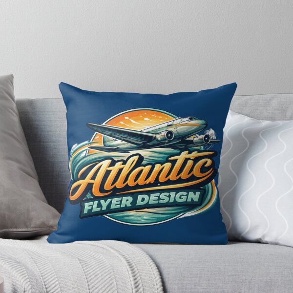 Item preview, Retro Airplane Travel Design – Atlantic Flyer Vintage Aviation Graphic for Pilots designed and sold by Atlantic Flyer Designs.