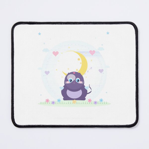 Item preview, Dreaming Moon Stars Kawaii Cat Night designed and sold by kawaiibloomshop.