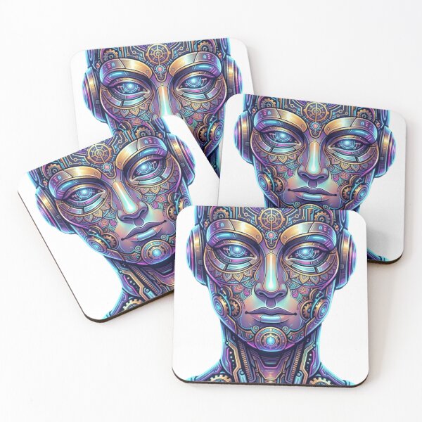 Item preview, Robot face. designed and sold by PP&RAINBOW SHOP.