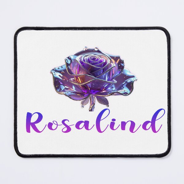 Item preview, Crystal Rose with the text Rosalind  – Aesthetic Floral Design designed and sold by TubulGraphics.
