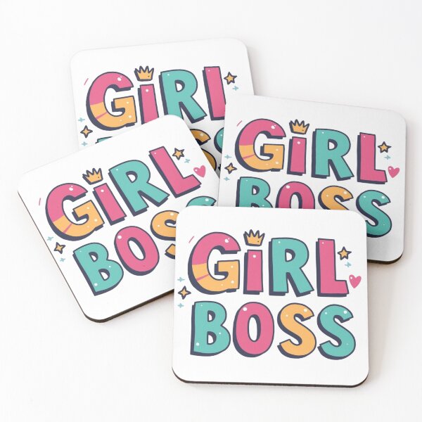 Item preview, Girl Boss – Cute Feminist Empowerment Typography Design designed and sold by Artsy Corner.