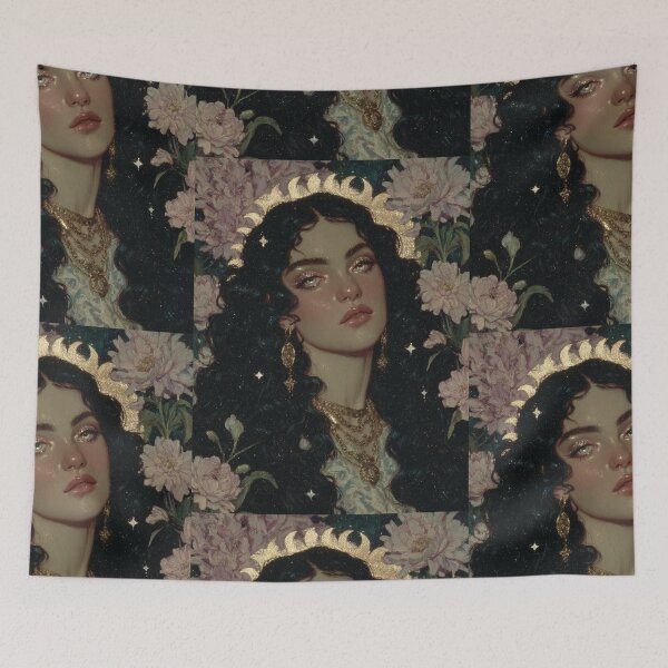 Item preview, Golden nightfall goddess designed and sold by MendaciousMina.