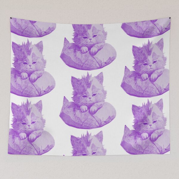 Item preview, Cartoon Kitten Sleeping Peacefully designed and sold by kinpirks.
