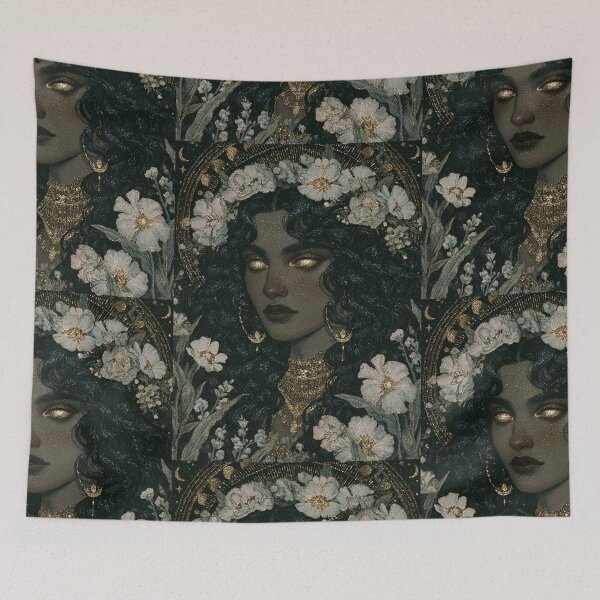 Item preview, Golden nightfall goddess designed and sold by MendaciousMina.