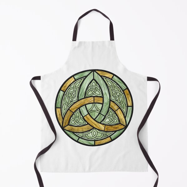 Item preview, Celtic Trinity Knot Triquetra Stained Glass designed and sold by TeeARTHY.