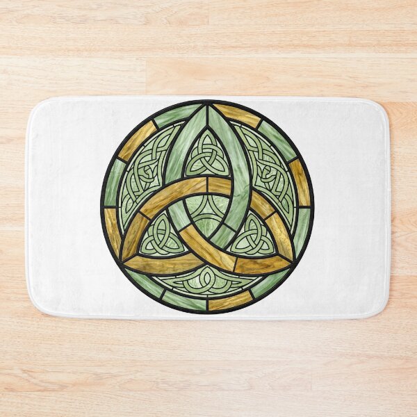 Item preview, Celtic Trinity Knot Triquetra Stained Glass   designed and sold by TeeARTHY.