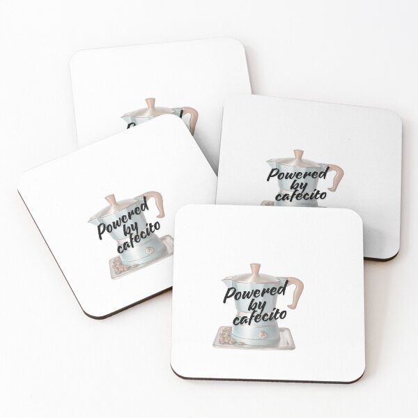 Item preview, Powered by Cafecito Funny Latina Sticker Shirt Phone Case, Cuban Coffee Mom Gift, Florida Latina Hispanic Coffee Lover" designed and sold by De Aqui y de Alla Studio.