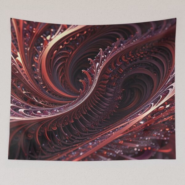 Item preview, Crimson Fractal Vortex designed and sold by Harmonic_Layers.
