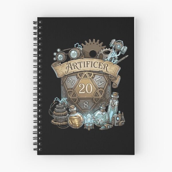 Item preview, DND ARTIFICER D20 DICE: Steampunk Mecha Arcane Artificer class designed and sold by DungeonAtelier.