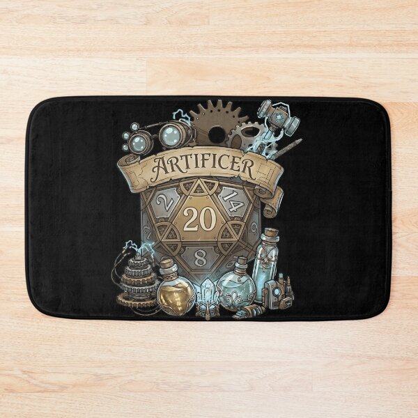 Item preview, DND ARTIFICER D20 DICE: Steampunk Mecha Arcane Artificer class designed and sold by DungeonAtelier.