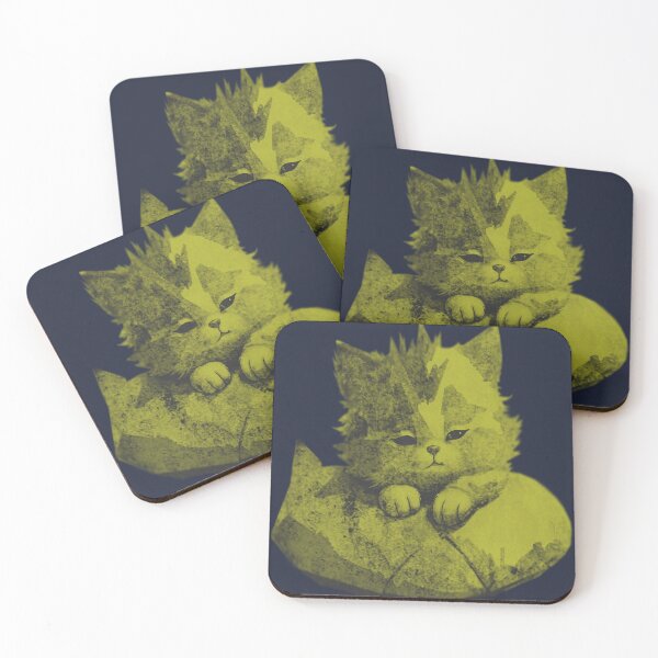 Item preview, Cartoon Kitten Sleeping Peacefully designed and sold by kinpirks.