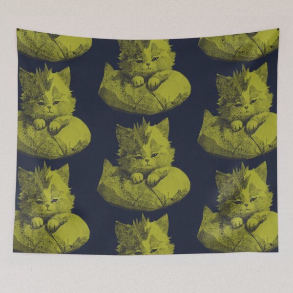 Item preview, Cartoon Kitten Sleeping Peacefully designed and sold by kinpirks.