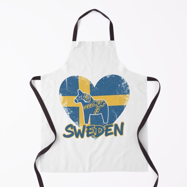 Item preview, Swedish heart with a country icon designed and sold by P2Genies.