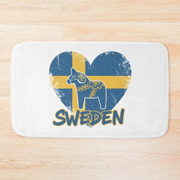 Item preview, Swedish heart with a country icon designed and sold by P2Genies.