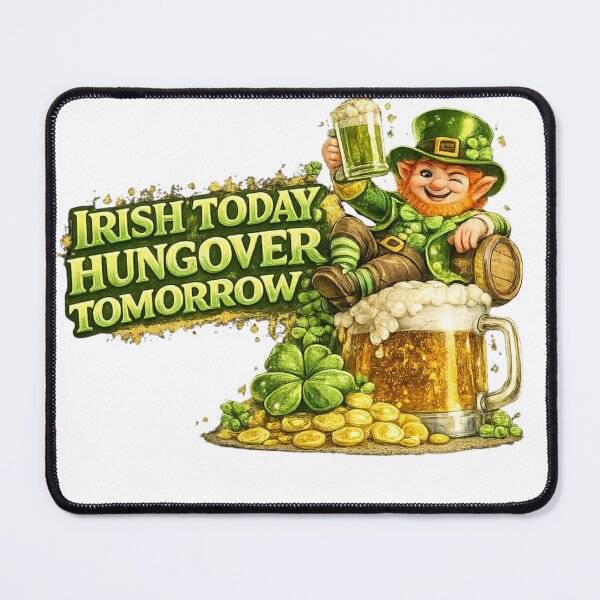 Item preview, Lucky Vibes Leprechaun St. Patricks Day Design. designed and sold by Nika Art Studio.