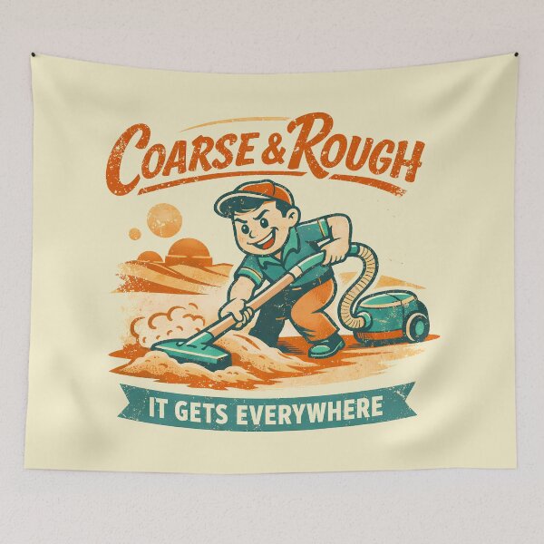 Item preview, Coarse and Rough Retro Cleaning Service designed and sold by agearb.