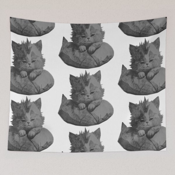 Item preview, Cartoon Kitten Sleeping Peacefully designed and sold by kinpirks.