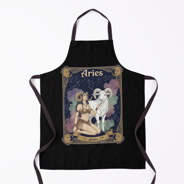 Item preview, Aries Zodiac Sign Goddess with White Ram Astrology designed and sold by TeeARTHY.