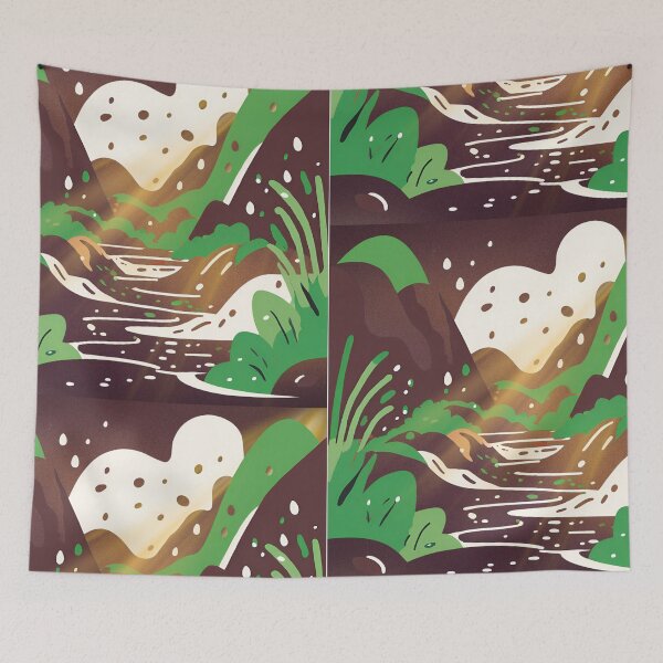 Item preview, Soft Jungle Space designed and sold by Craftonmegan.