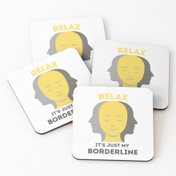 Item preview, Relax, it's just my borderline designed and sold by JunaForYou.