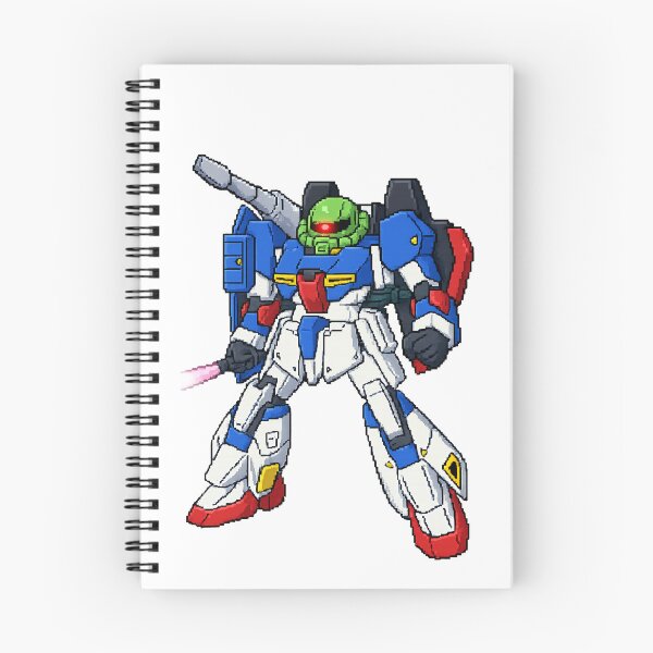 Item preview, ZAKU ZETA Gundam Pixel art Artwork illustration full colour  designed and sold by sabartgunpla.